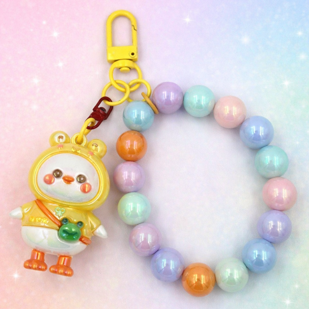 Nyckelring/Mobilberlock Kawaii Anka