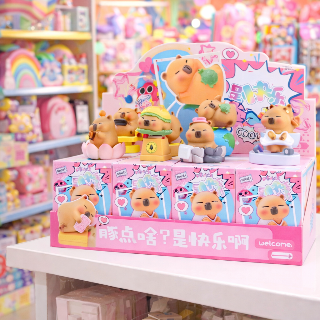 Caja sorpresa Capibara Kawaii - Caja misteriosa figuras de Capibara