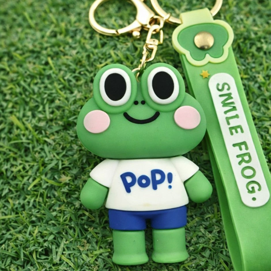 Porta-chaves rã Frog Gua com correia