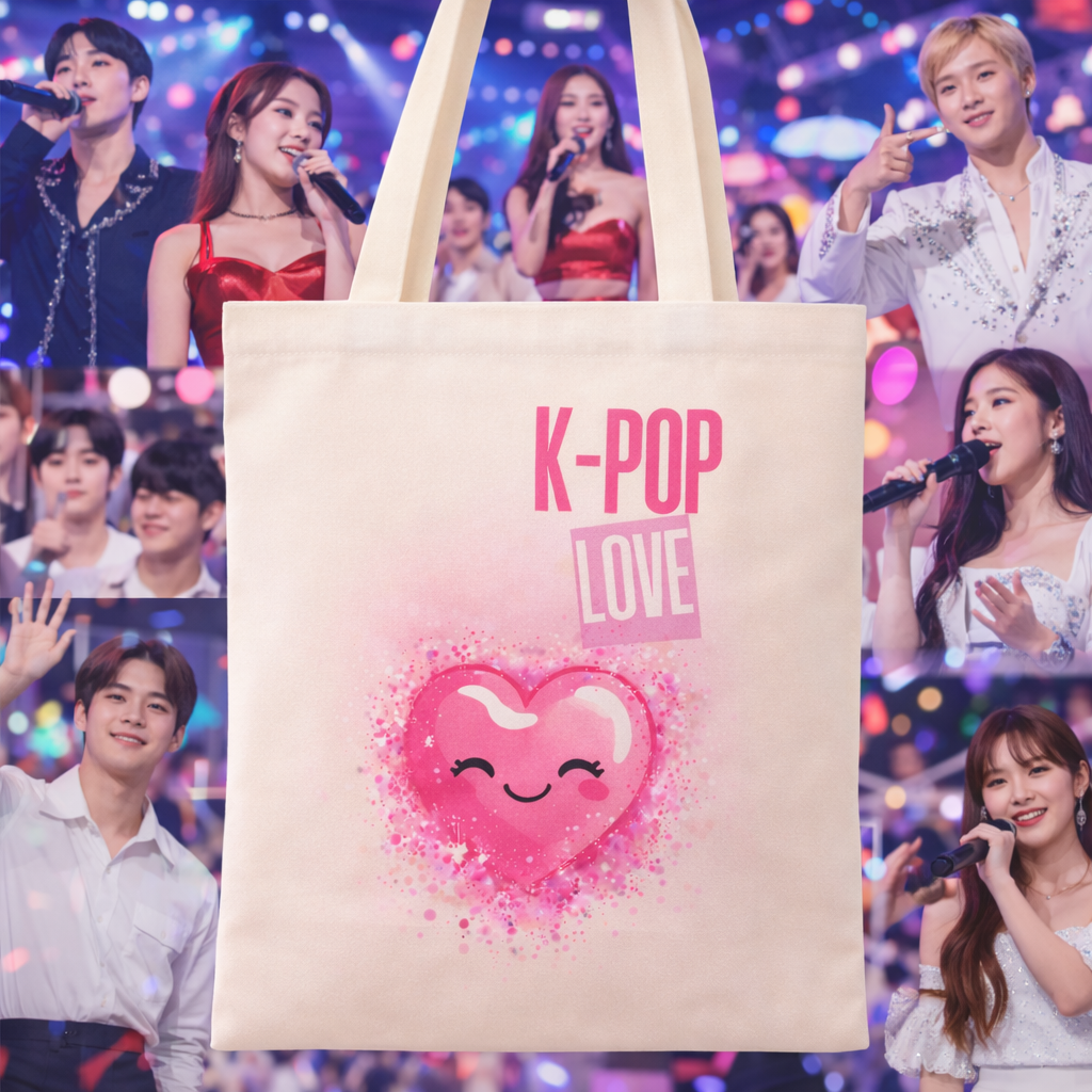 Tragetasche Premium K-Pop Love – Korea