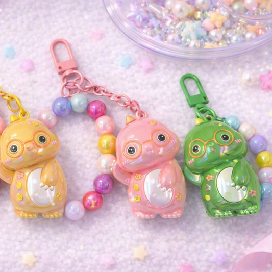 Nyckelring/ Mobilsmycke Galaxy Dino Kawaii