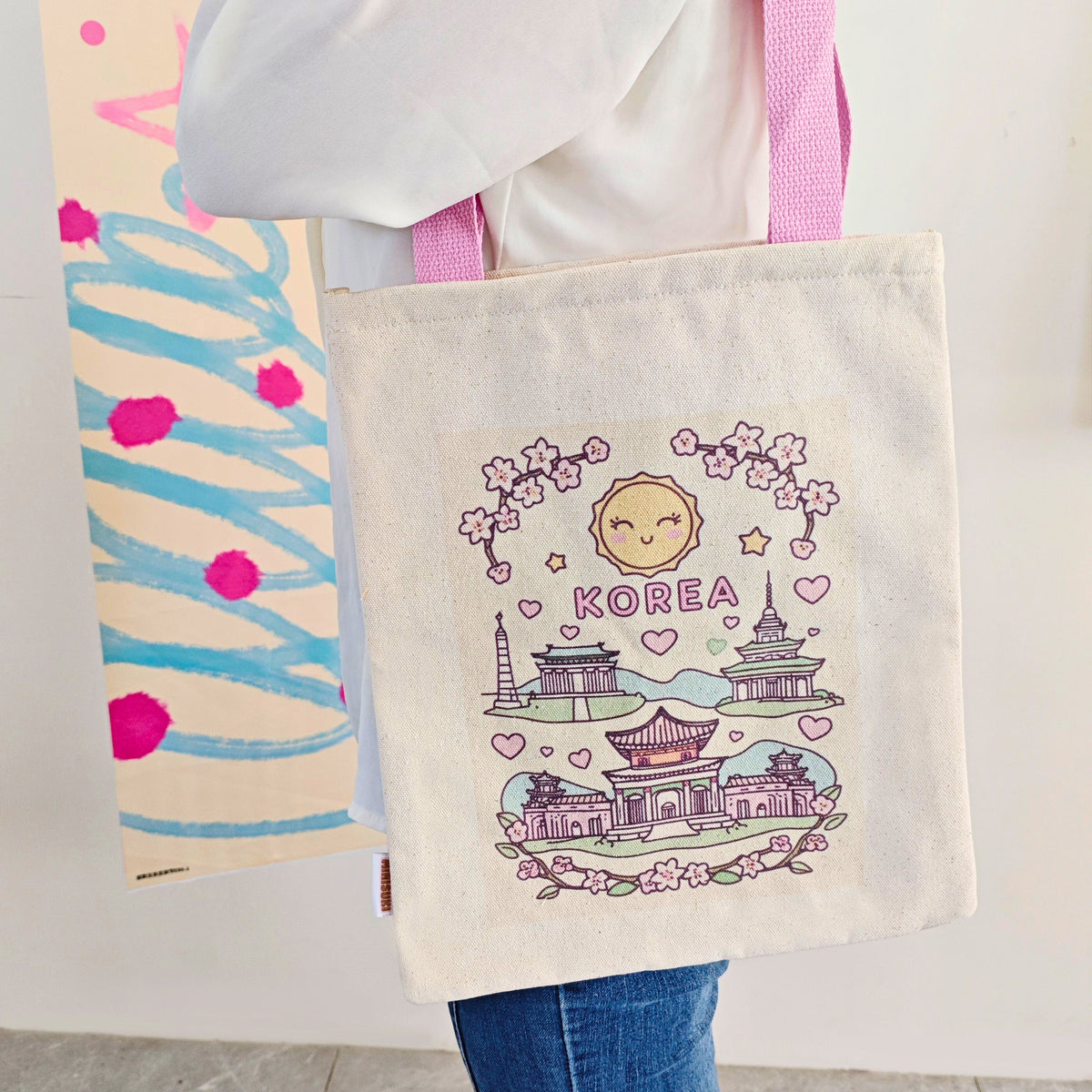 Sac Tote Bag Corée Kawaï