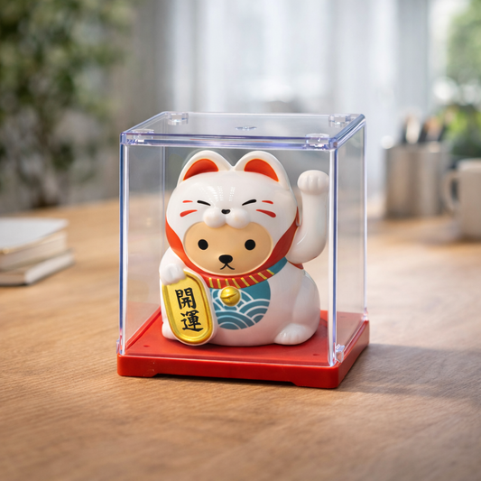 Lucky Cat Kawaï Multicolor Déguisé - Solaire