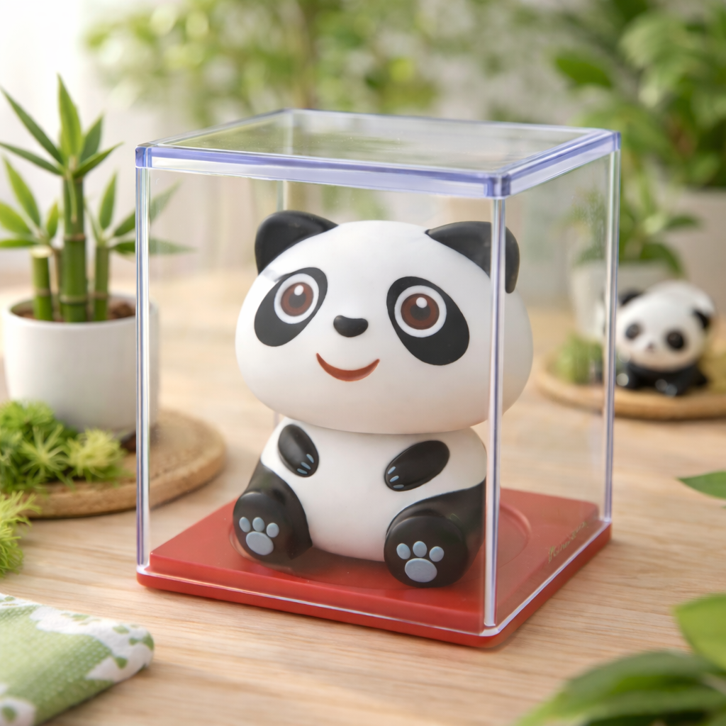 Lucky Panda Solaire - Soldriven figur