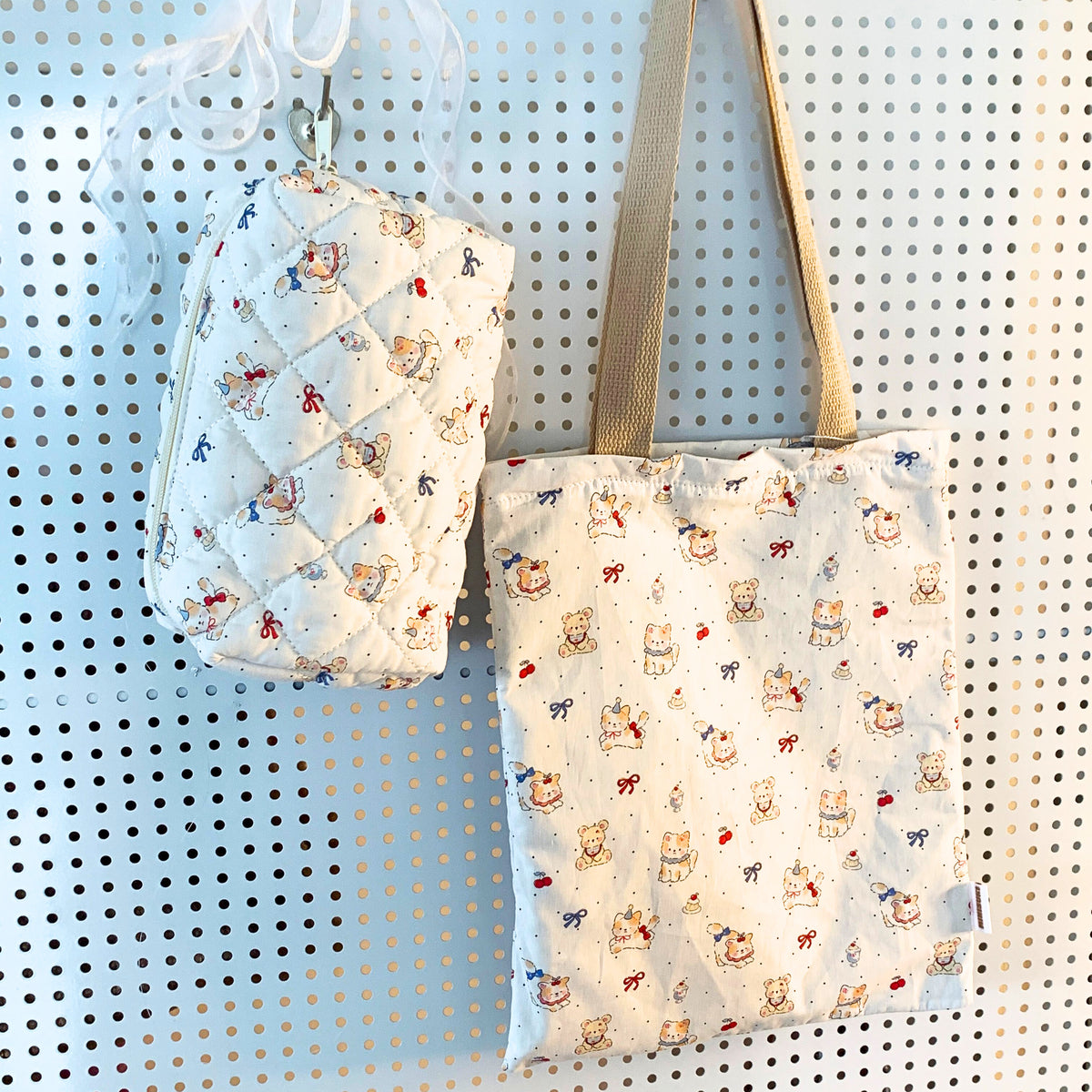 Sac Ronrons Chats et Oursons Kawai
