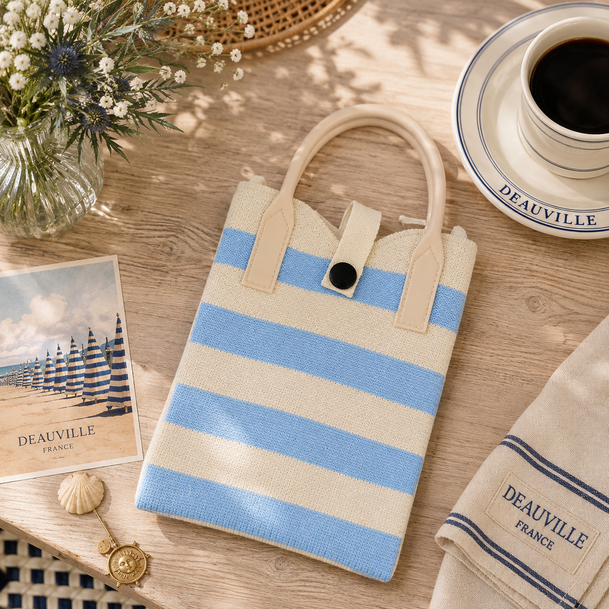 Pixie Bag Deauville - Kleine Koreaanse tas voor mobiele telefoon