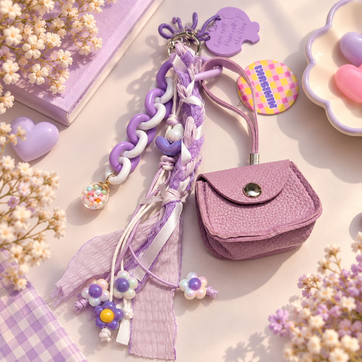 Bijou de sac Lilas Tendre Violet