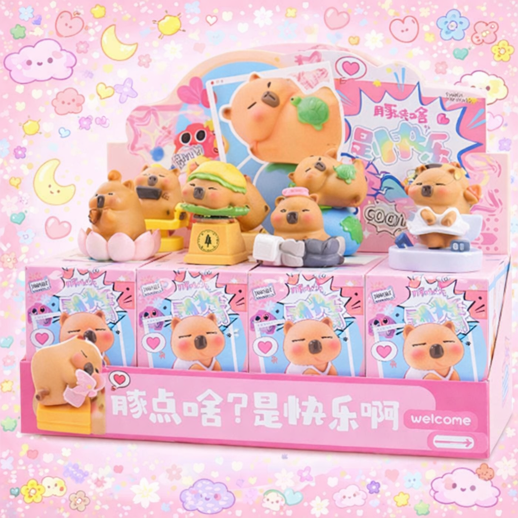 Caja sorpresa Capibara Kawaii - Caja misteriosa figuras de Capibara