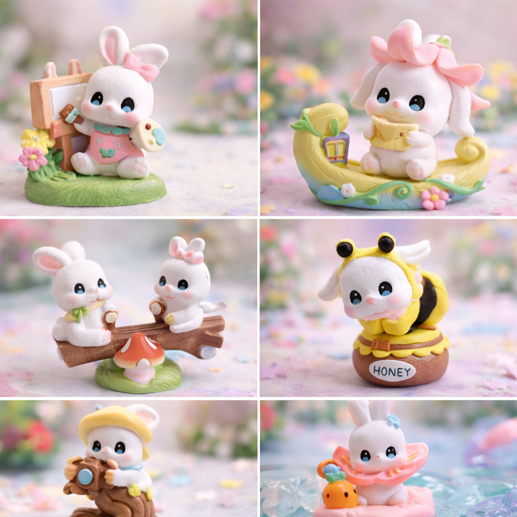 Blind box Kawaii Rabbit - Mystery box Rabbit figurines
