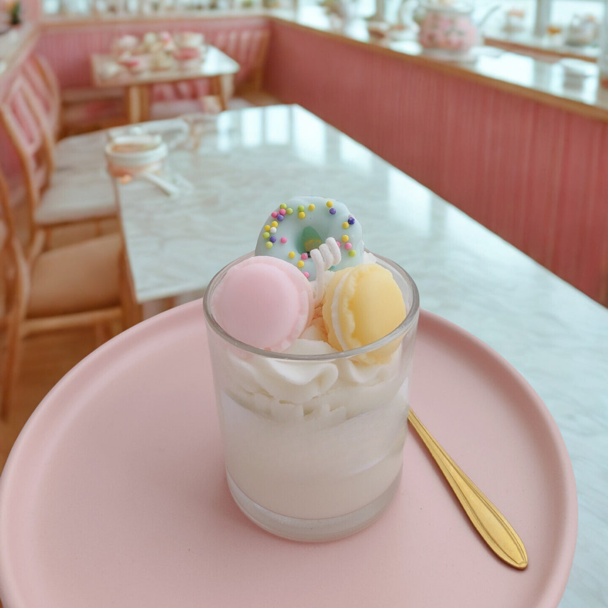Bougie parfumée gourmande chantilly