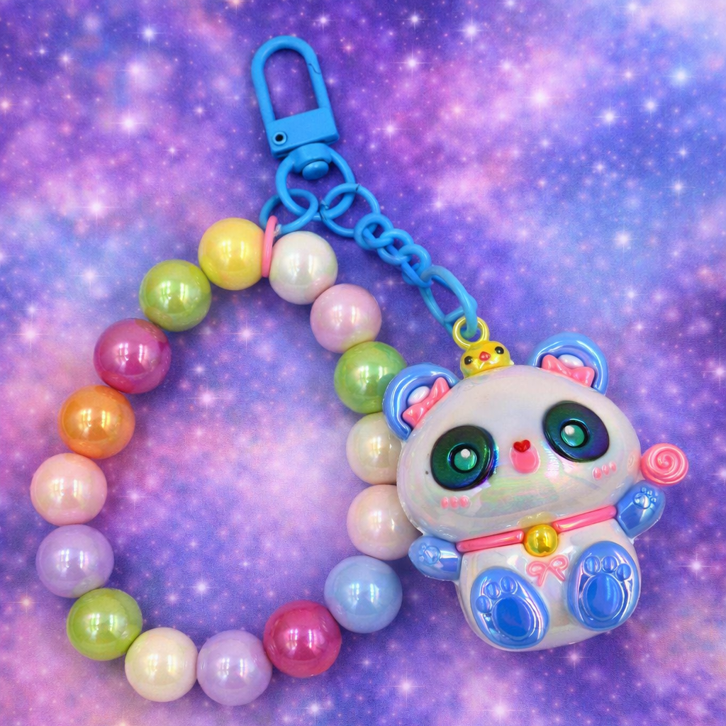 Porta-chaves/ Pendentes de telemóvel Panda Kawaii