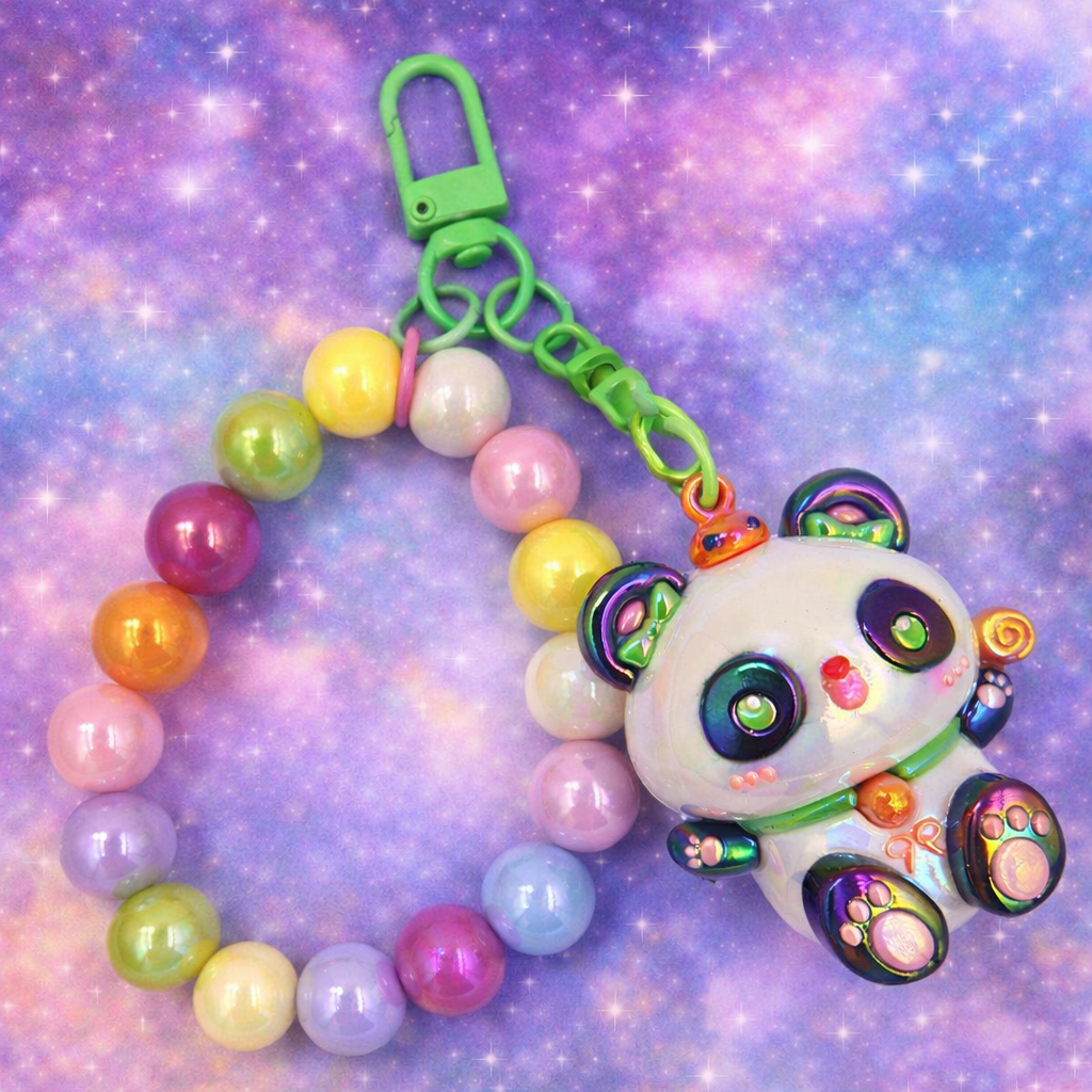 Porta-chaves/ Pendentes de telemóvel Panda Kawaii