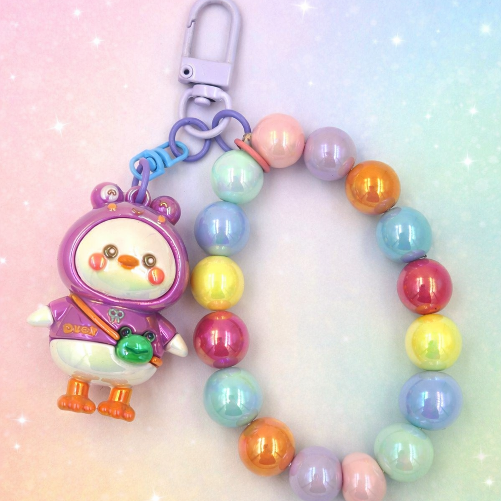 Nyckelring/Mobilberlock Kawaii Anka