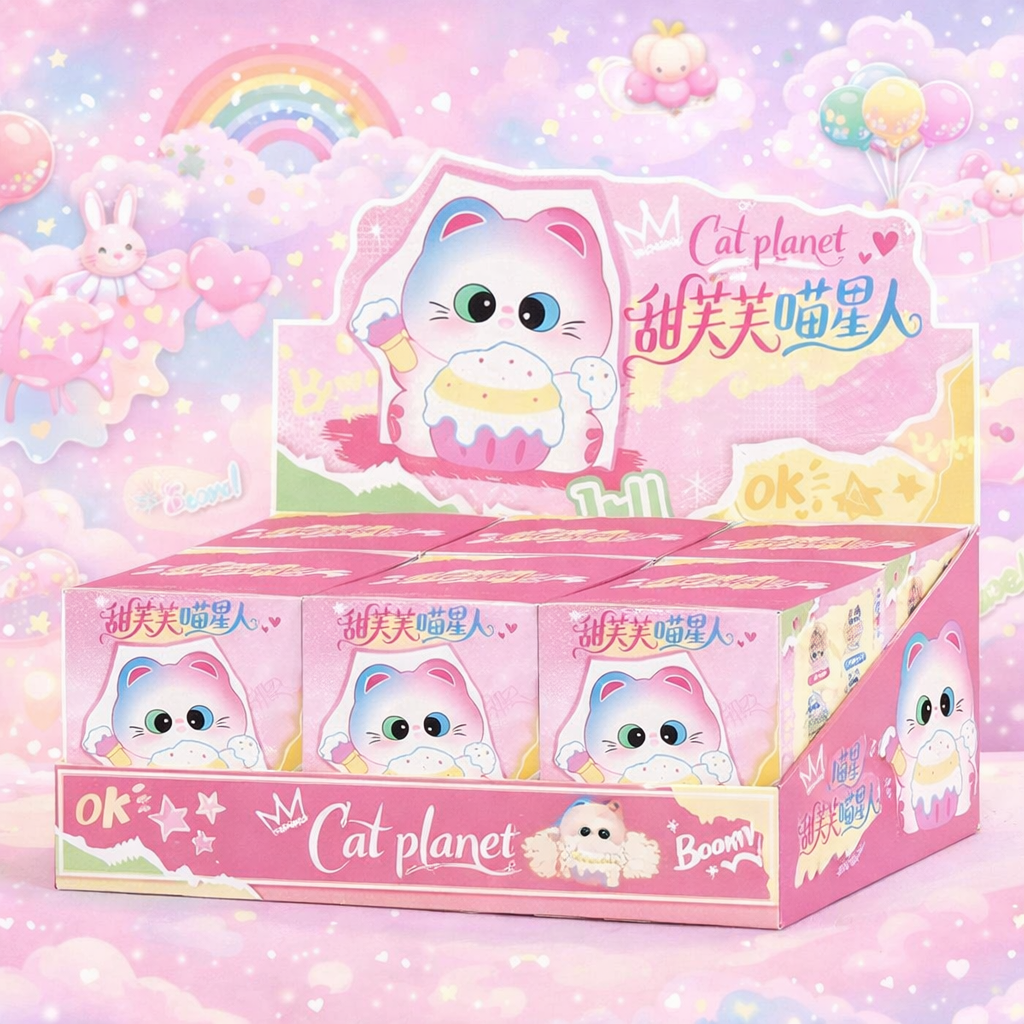 Blind box Cat Planet - Mysteriebox kattenfiguur