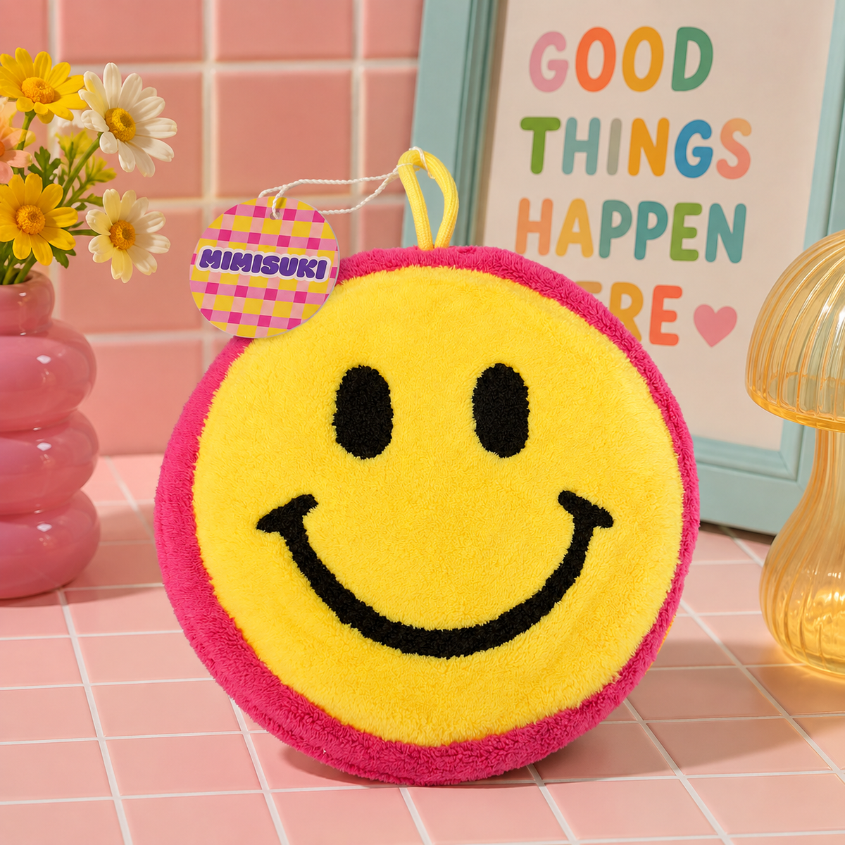 Koreanisches Smiley-Handtuch - Happy Hands Handtuch