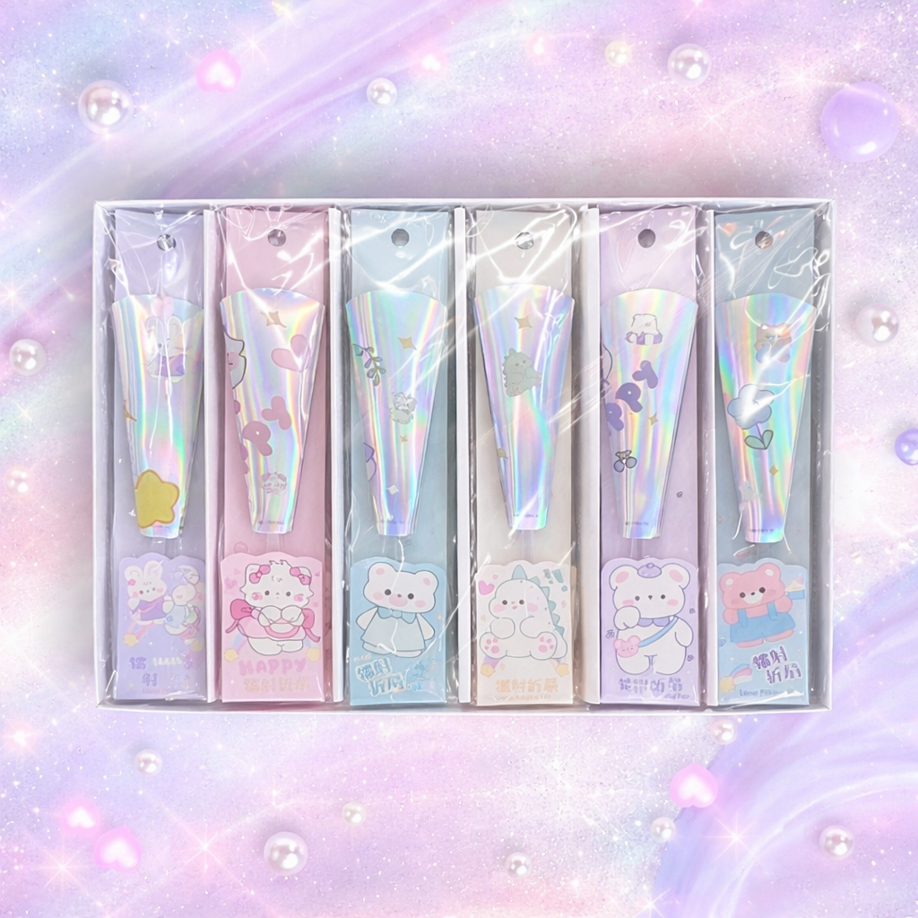Eventails Kawai Holographique