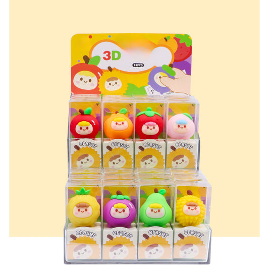 Gomme 3D Little Fruits Kawaï