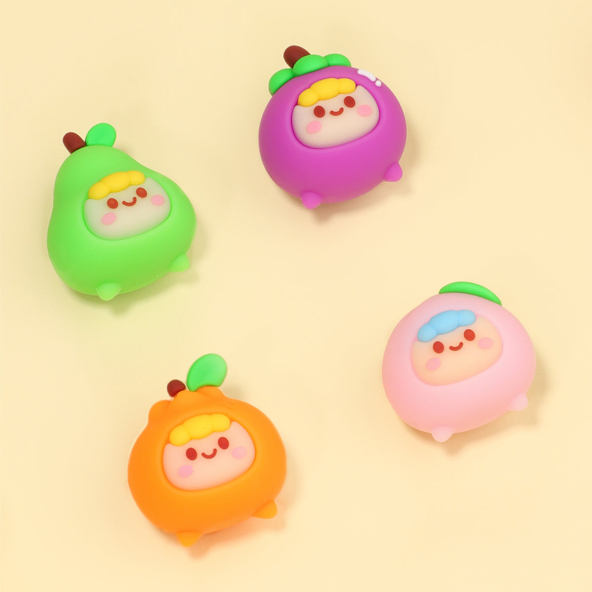 3D-suddgummi Little Fruits Kawaï
