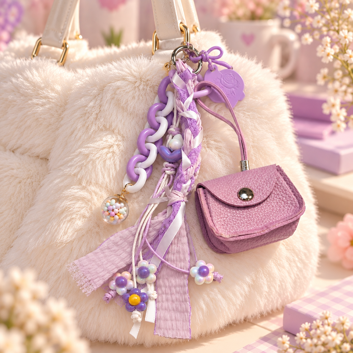 Bijou de sac Lilas Tendre Violet