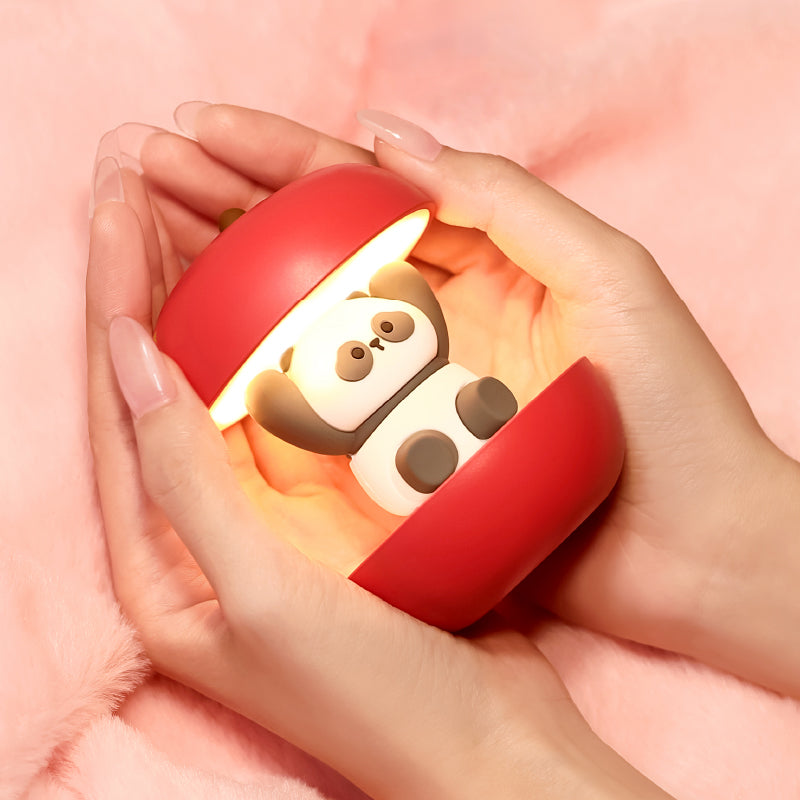 Luz de presença Panda Maçã Kawaii
