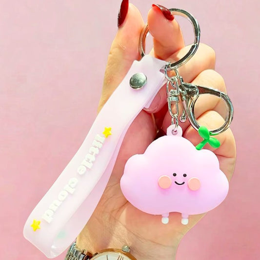 Nyckelring Kawaii Litet Moln