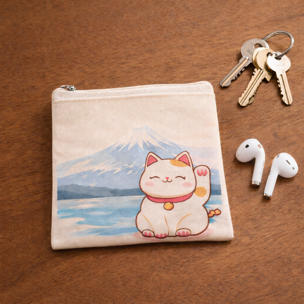 Kleine Lucky Cat Japan etui - Maneki Neko - Portemonnee