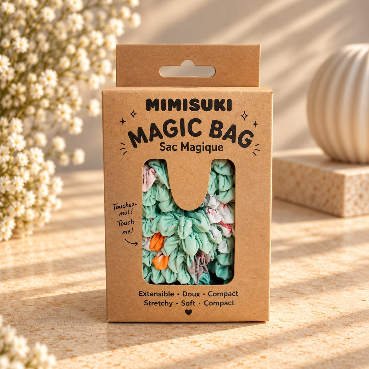Magic Bag Jardin aux Chats – erweiterbare Einkaufstasche