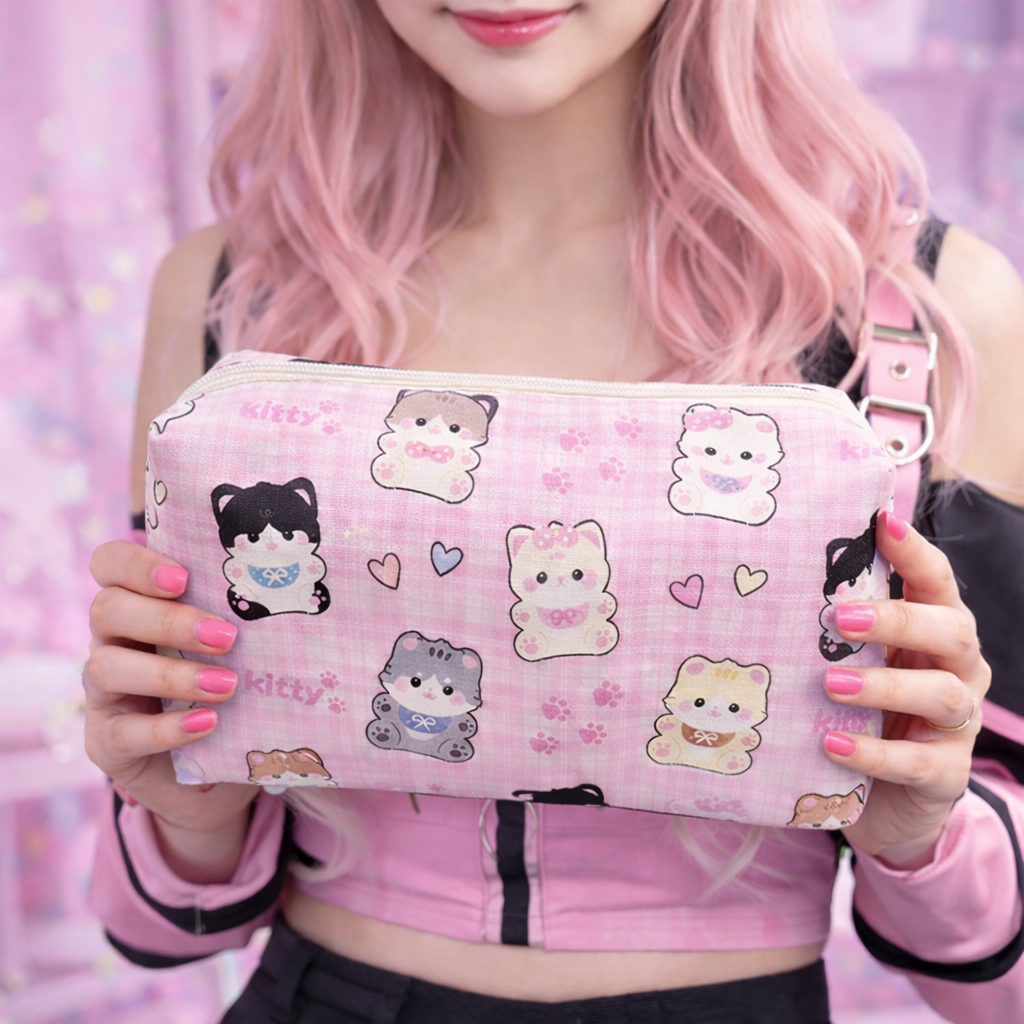 Kulturbeutel Kitty Pop