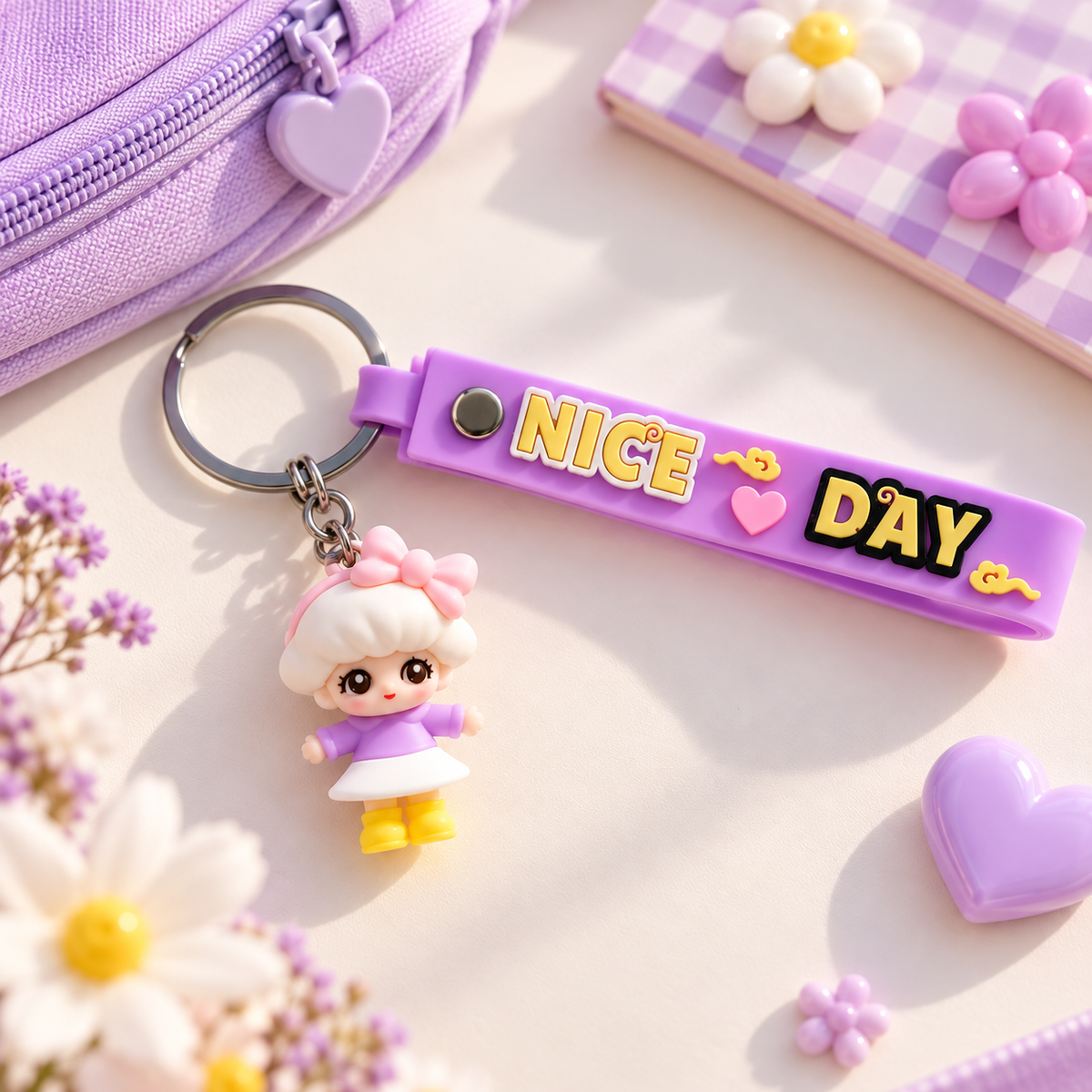 Katten-sleutelhanger Lolita Kawaii