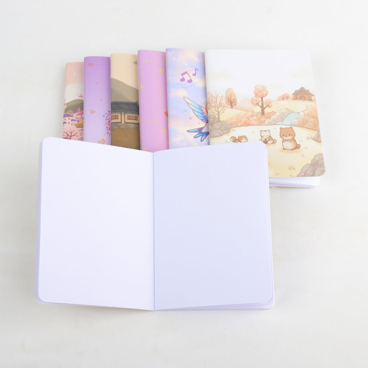 A6-notitieboekje Kawaii-diertjes