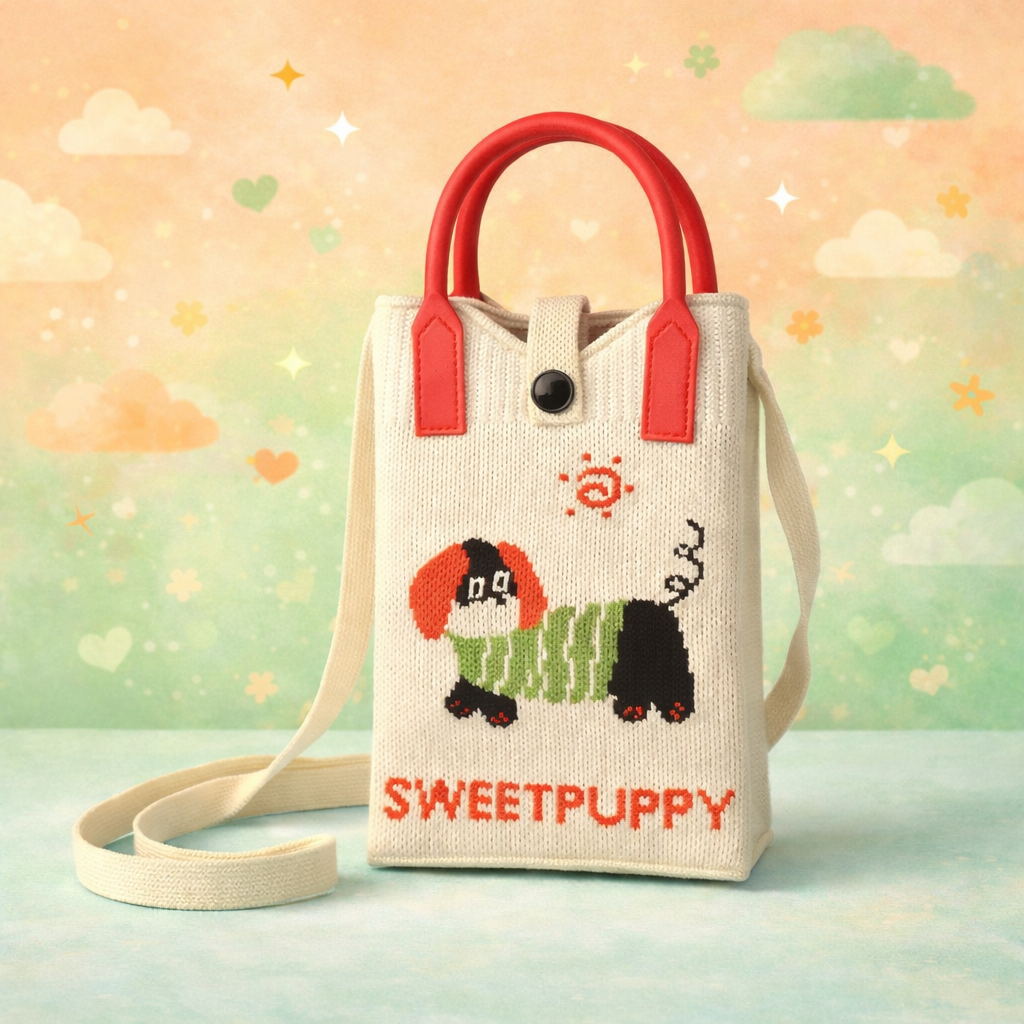 Pixie Bag Sweet Puppy - Piccola borsa porta cellulare