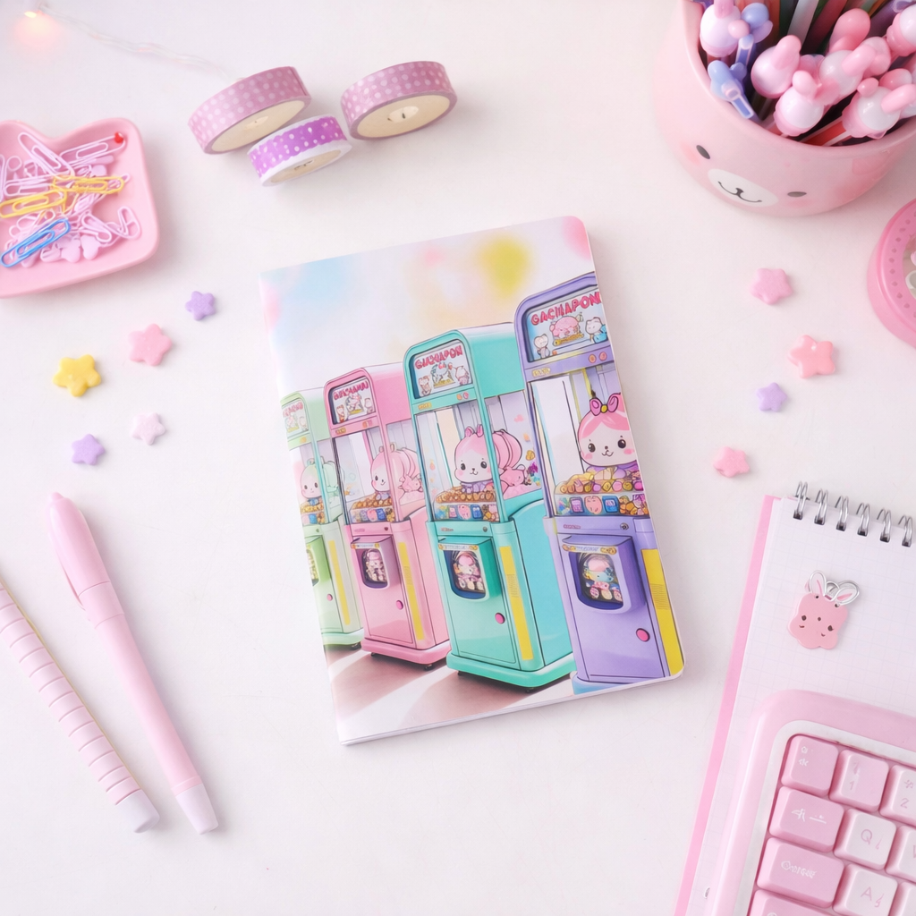 Japanese Gashapon Notebook