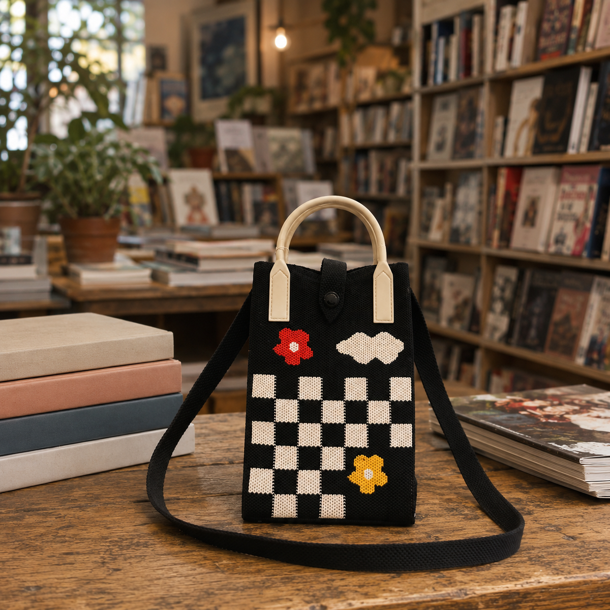 Pixie Bag Arty Flowers - Lille mobiltelefon-taske
