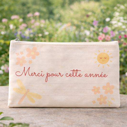Pochette Merci pour cette année - Cadeaux Fin année scolaire