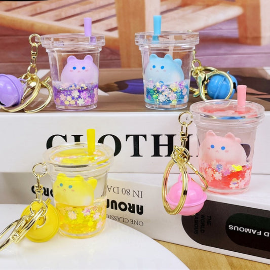 Nyckelring Bubble-Tea Katt