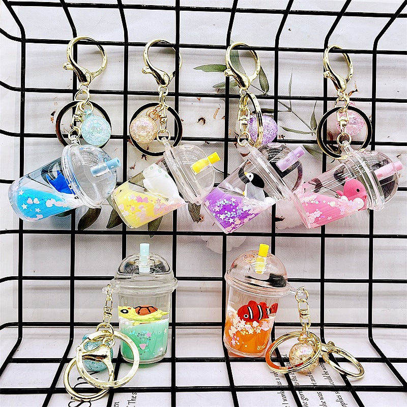 Sleutelhanger Bubble Tea Ocean