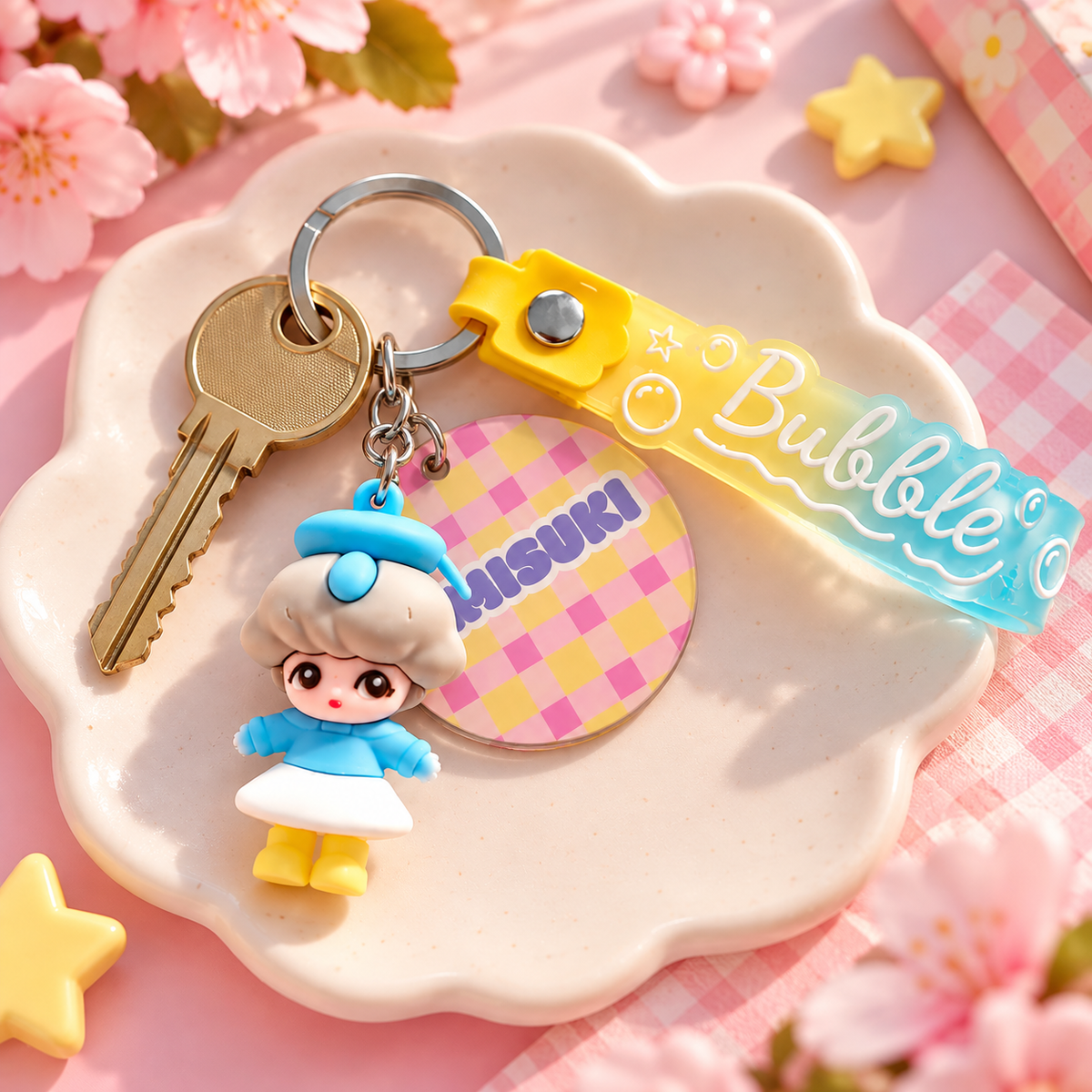 Katten-sleutelhanger Lolita Kawaii