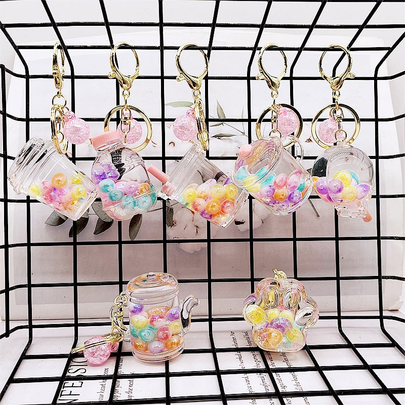 Porte-clés Pastel liquide bubble