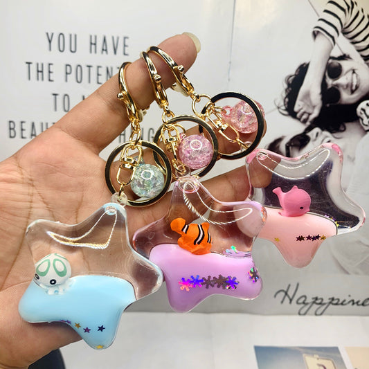 Kawaii sjöstjärna nyckelring ⭐️🐳