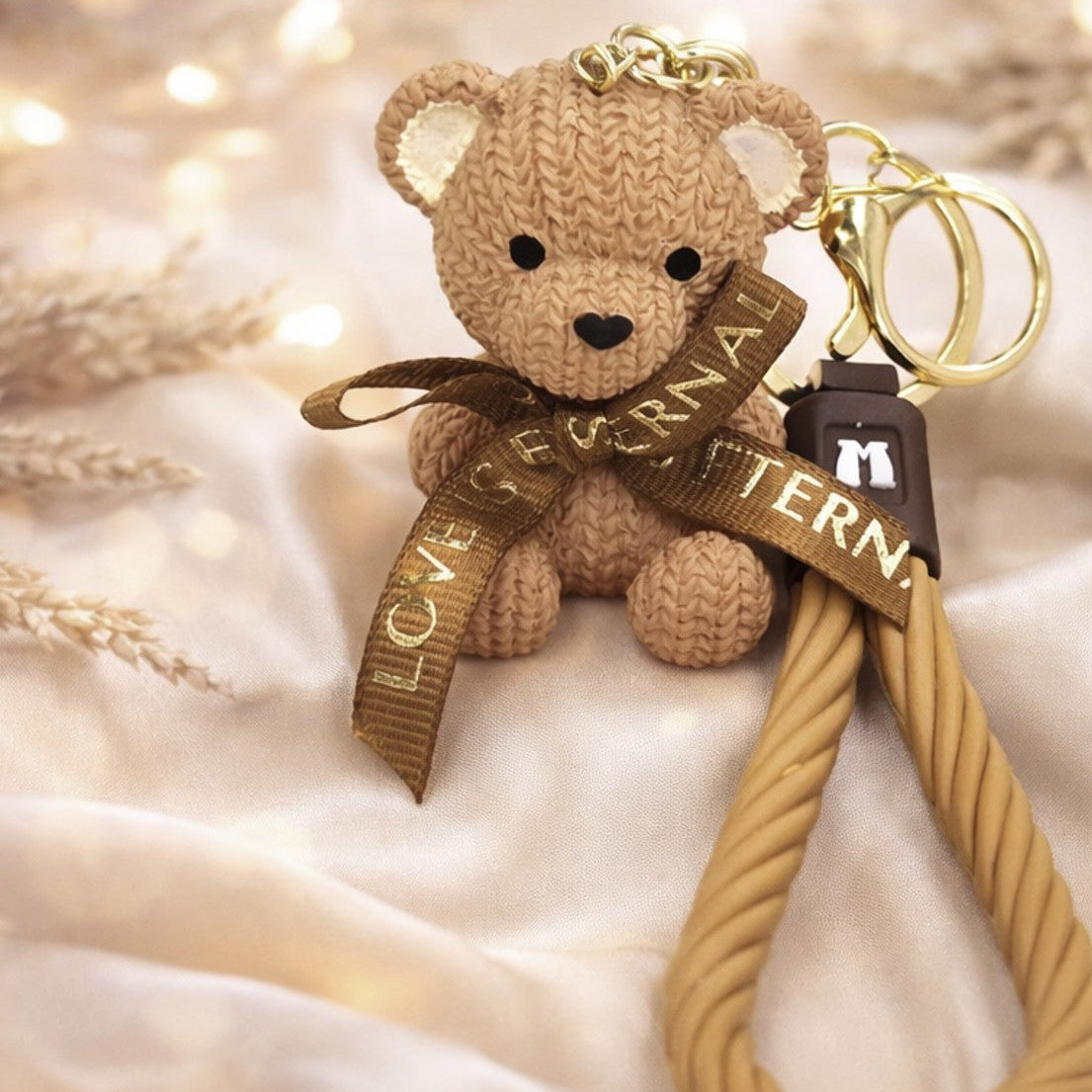 Eternal Love Bear Keychain