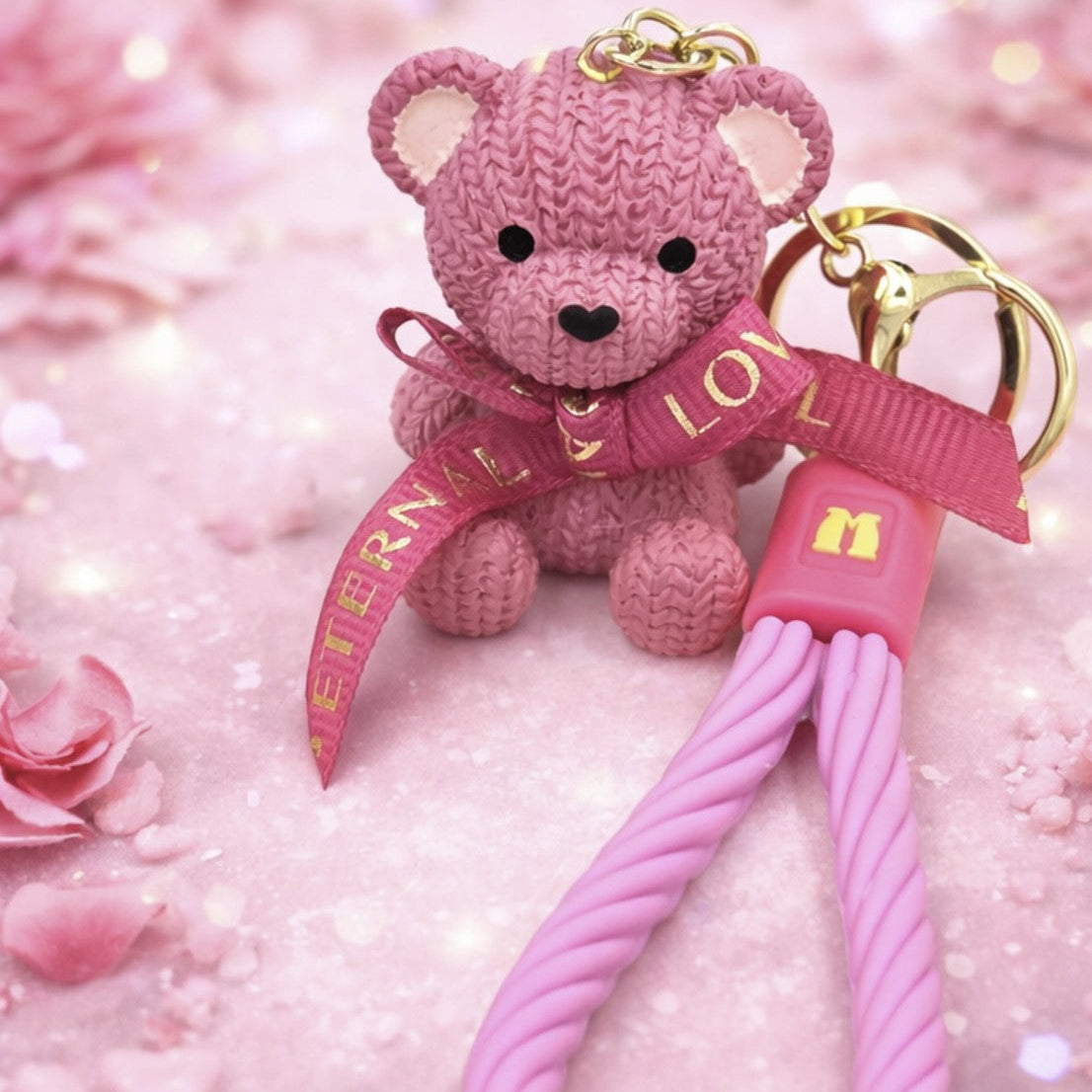 Eternal Love Bear Keychain