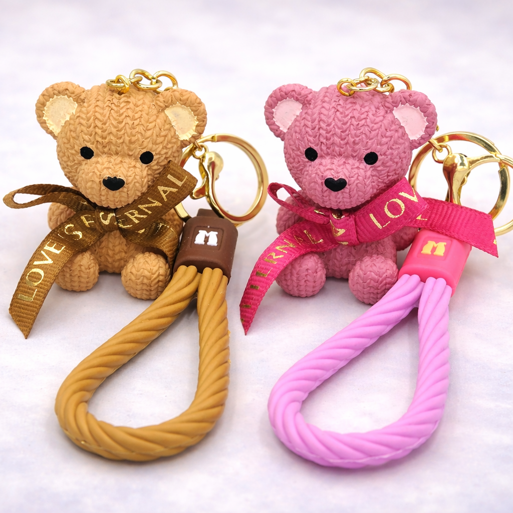 Eternal Love Bear Keychain