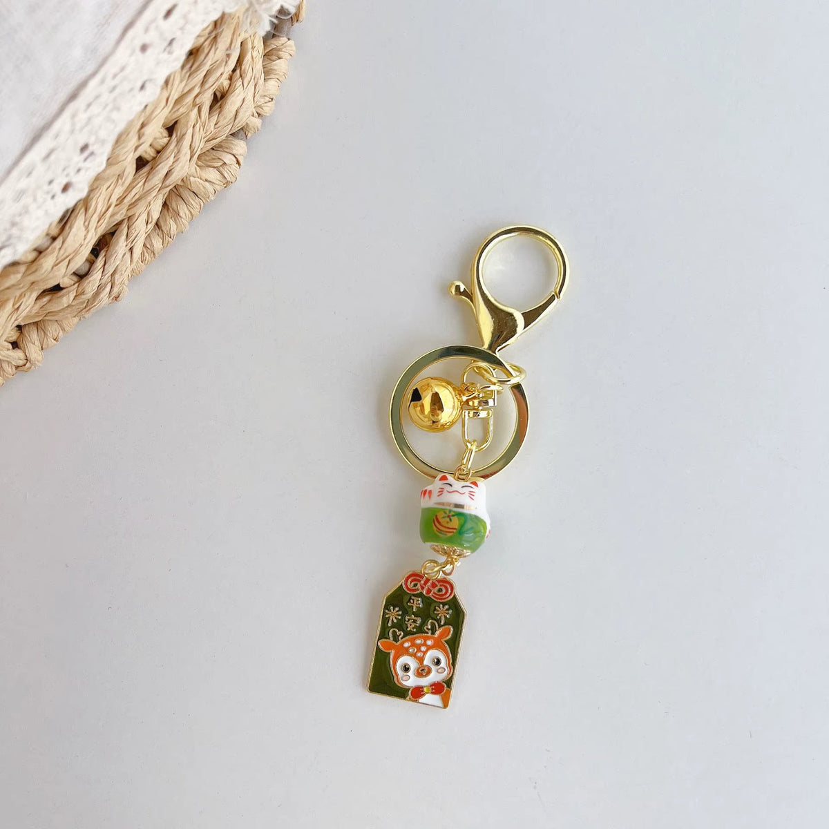 Schlüsselanhänger Lucky Cat Maneki Neko – Kawaii Japan