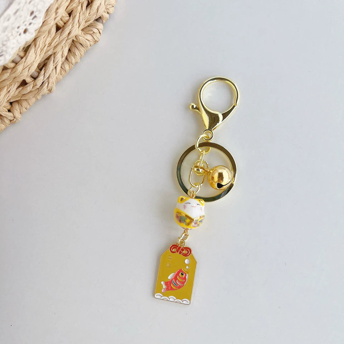 Schlüsselanhänger Lucky Cat Maneki Neko – Kawaii Japan