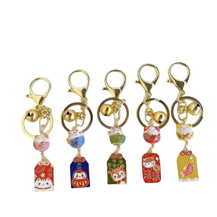Schlüsselanhänger Lucky Cat Maneki Neko – Kawaii Japan