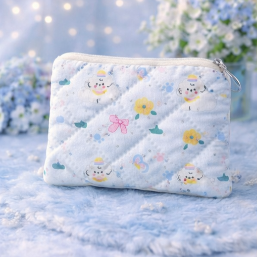 Geldbörse Blauer Kawaii Hund