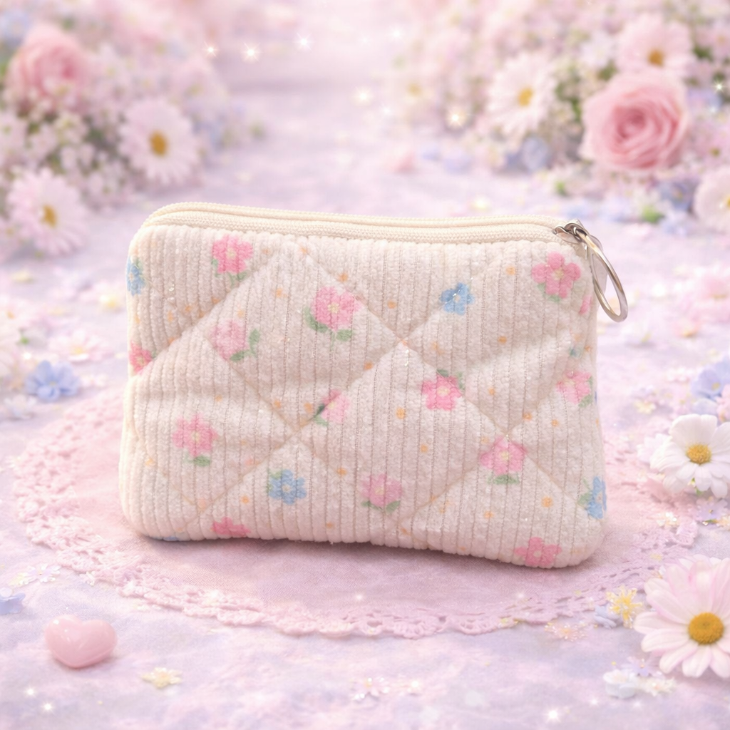 Portemonnee Kleine Kawaii-bloemetjes