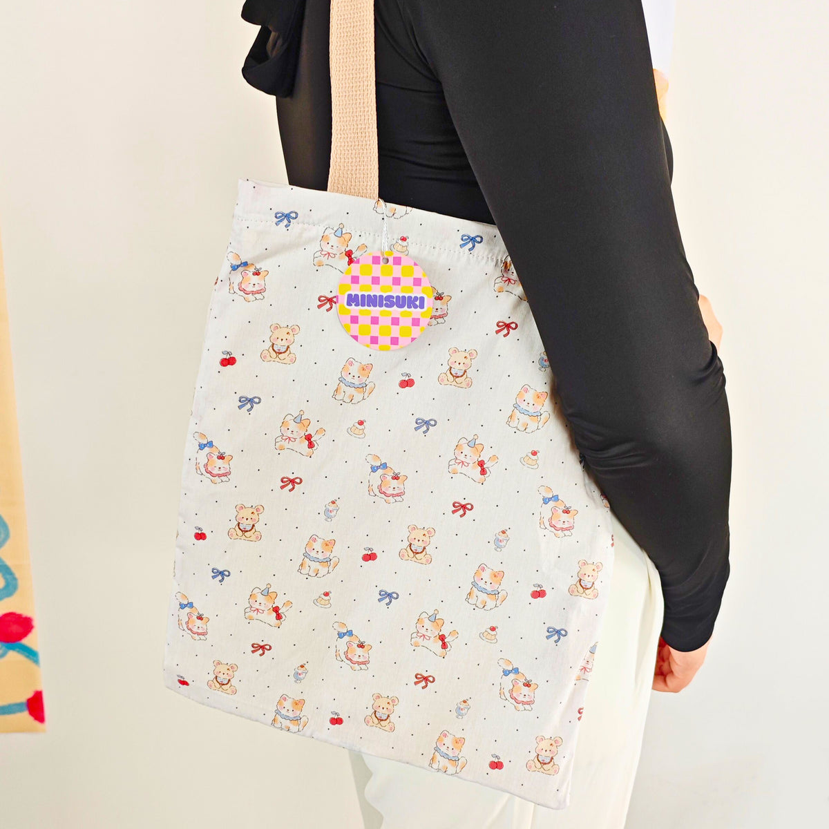 Sac Ronrons Chats et Oursons Kawai