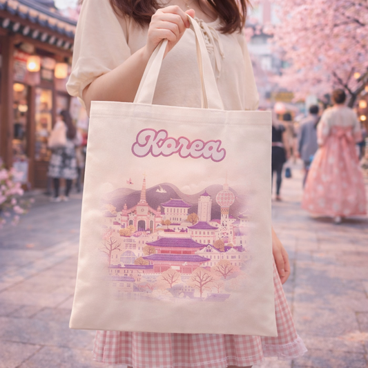 Tote Bag Premium Purple Corée