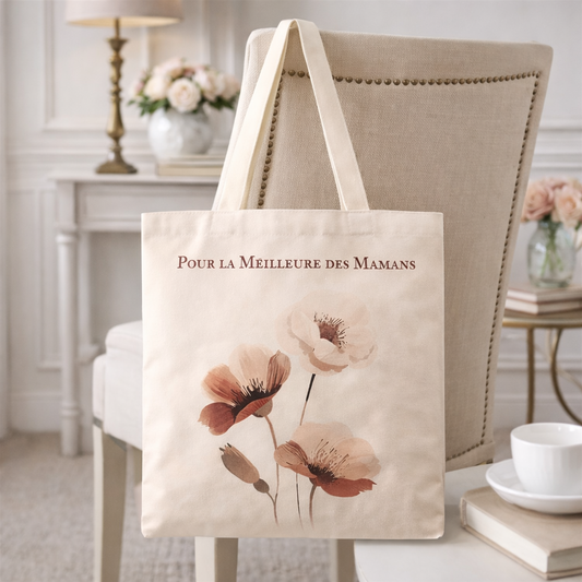 Tote Bag Premium Pour la Meilleure des Mamans- Fête des Mères